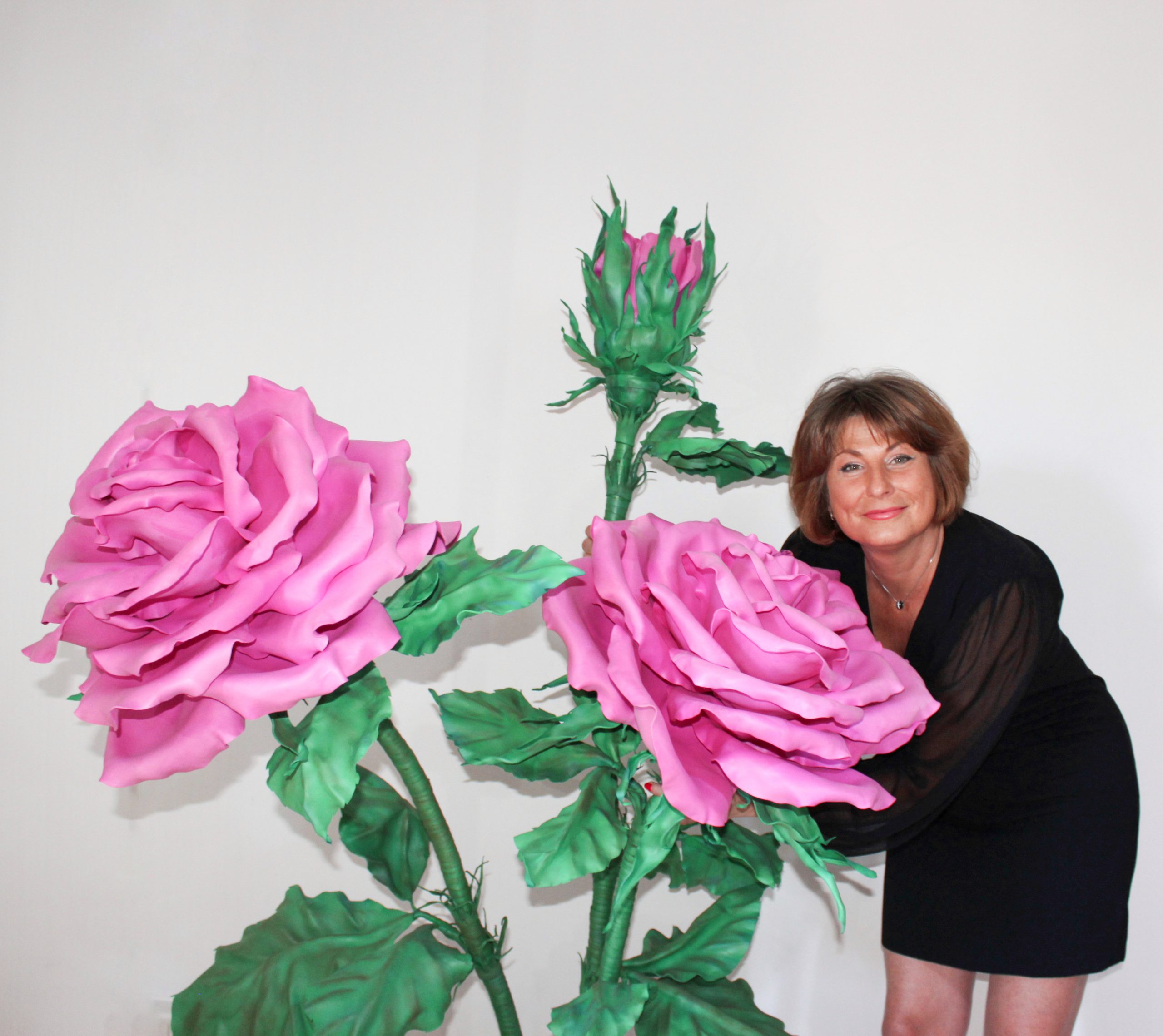 rose giganti in gomma eva